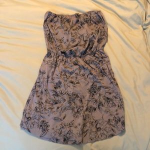Strapless summer dress